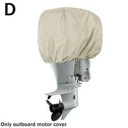 Heavy Duty Outboard Motor Cover,Waterproof Trailerable Boat Motor Cover Windproof Engine For Covers Fit Fade-Resistant Boat Y8J9